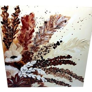 Original Artwork Acrylics on Canvas Impressionism 16" x 16"